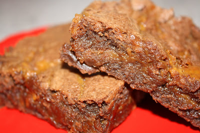 Caramel-Pecan Coconut Brownies