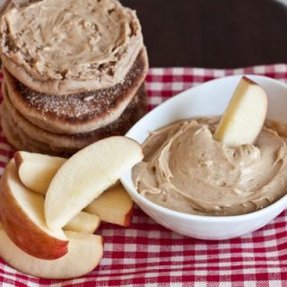 Peanut Butter and Caramel Cream Cheese Dip