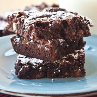 Sinfully Rich Brownies (shhh…from a box mix)
