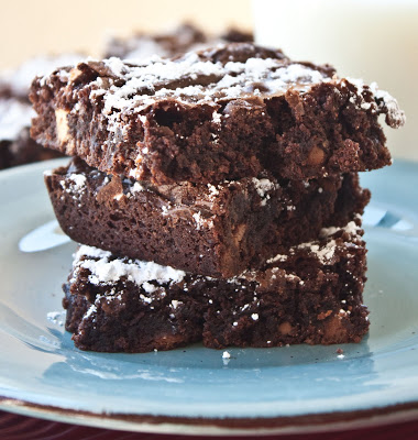 Sinfully Rich Brownies (shhh…from a box mix)