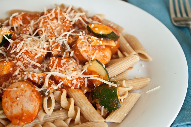 Italian Sausage and Veggie Pasta