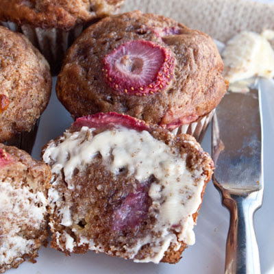 Strawberry-Banana Muffins