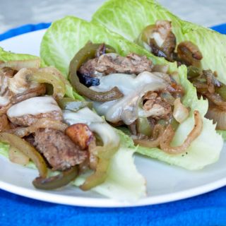 Philly Cheese Steak Romaine Boats