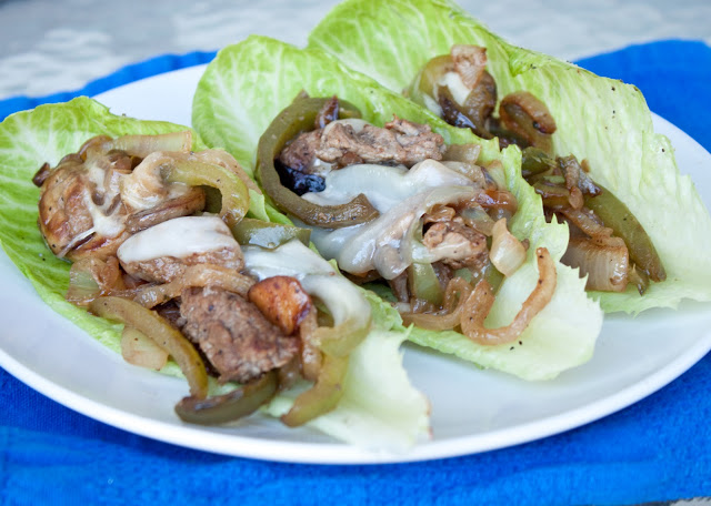 Philly Cheese Steak Romaine Boats