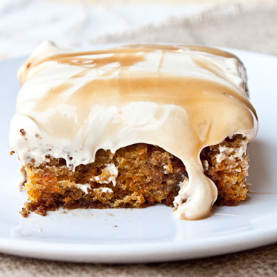 Caramel Cream Carrot Cake