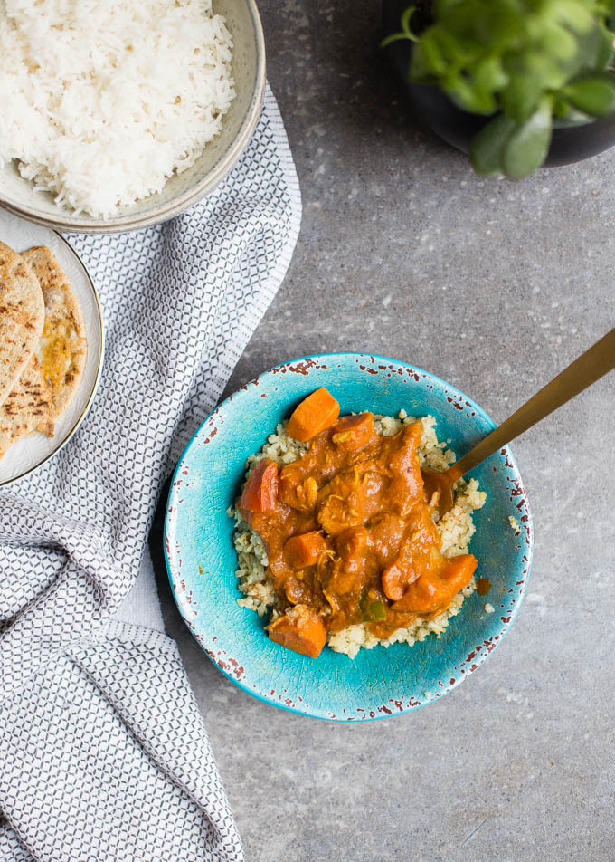 Slow Cooker Coconut Curry Chicken | Boys Ahoy