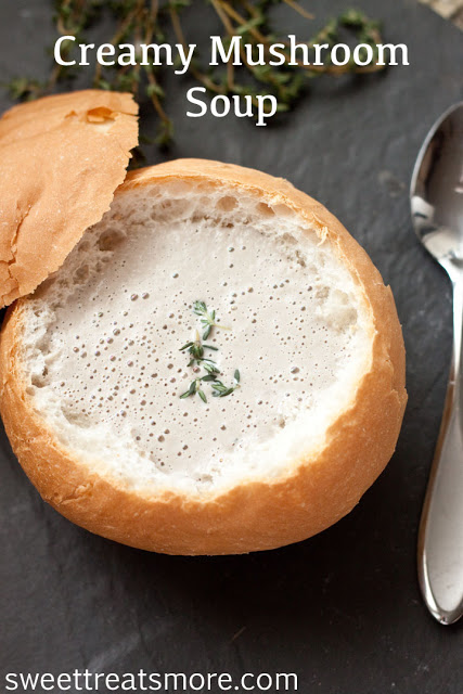 Homemade Creamy Mushroom Soup