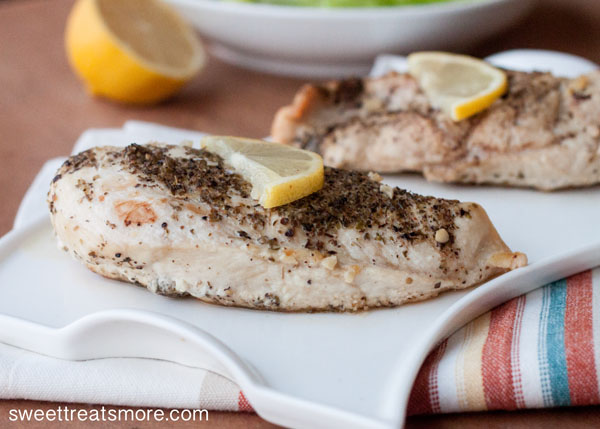 Slow Cooker Lemon Garlic Chicken