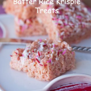 Seven Days of Sweets: Strawberry Cake Batter Rice Krispie Treats