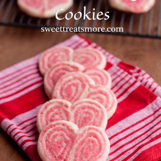 Seven Days of Valentine Sweets: Swirled Heart Sugar Cookies