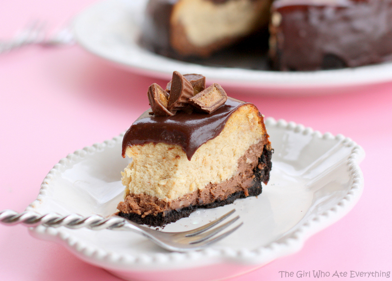 Seven Days of Valentine Sweets: Peanut Butter Cheesecake from The Girl Who Ate Everything