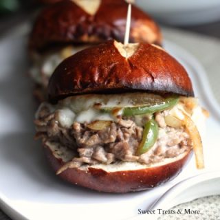 Spicy Jalapeno Philly Cheese Steak Sliders