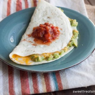 Smashed Avocado & Egg White Omelet