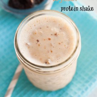 Peanut Butter & Jelly Protein Shake {Summer Smoothie Survival Giveaway}