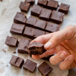 Healthy (ISH) Melt-In-Your-Mouth Chocolate Peanut Butter Fudge