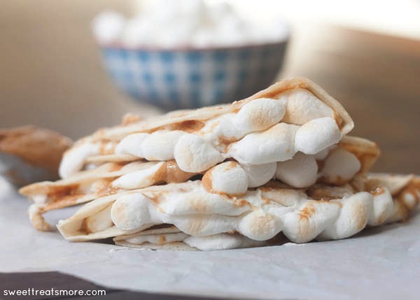 Fluffernutter Quesadillas