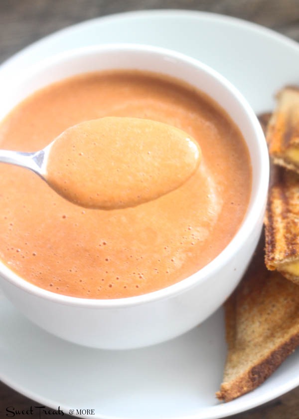 5 Minute Creamy Tomato Soup - Kristy Denney