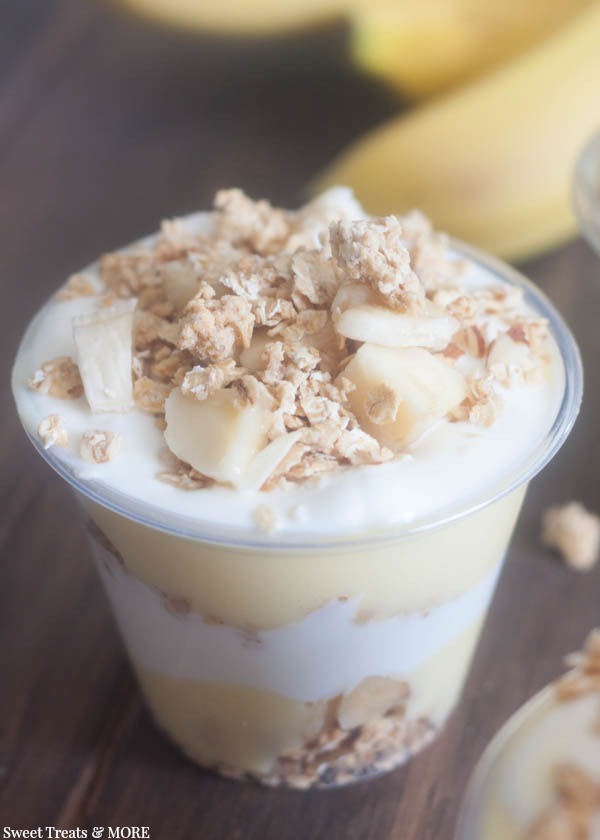 Banana Cream Yogurt Parfaits - Kristy Denney