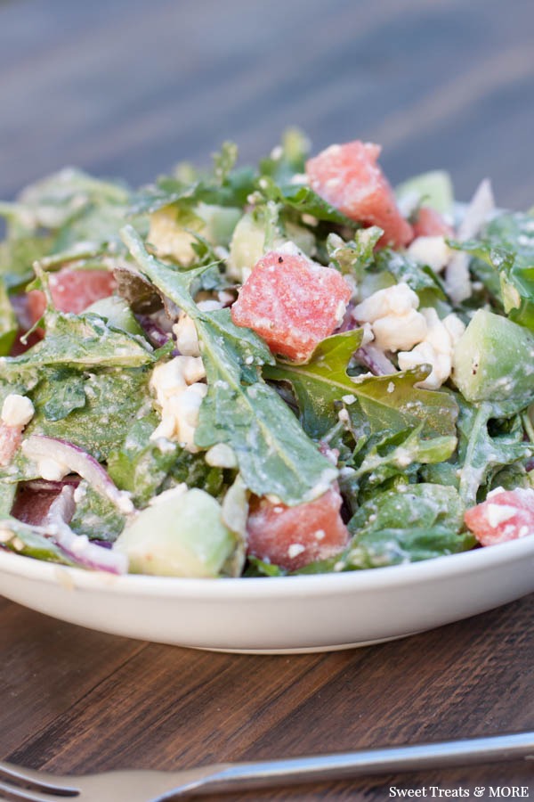 Watermelon Arugula Salad