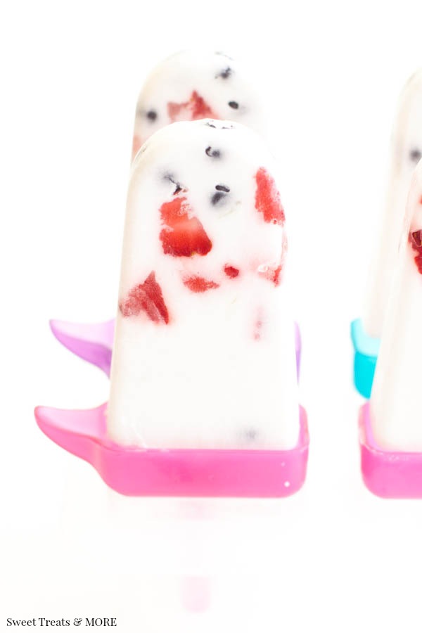 Patriotic Berry Coconut Pops