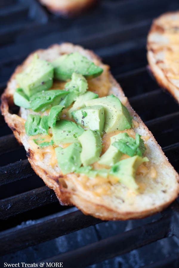 Grilled Cheesy Avocado Sourdough Bread