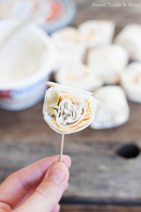 Jalapeño Popper Tortilla Pinwheels