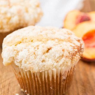 Peaches N Cream Crumb Muffins