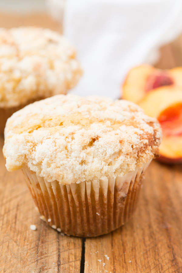 Peaches N Cream Crumb Muffins