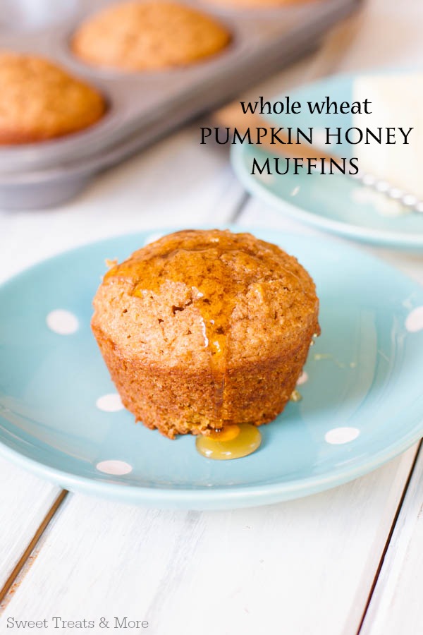 whole-wheat-pumpkin-honey-muffins-recipe-www.sweettreatsmore.com-title ...