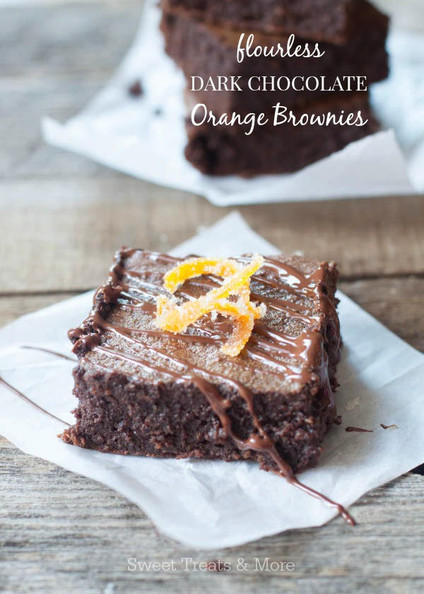 Flourless Dark Chocolate Orange Brownies Recipe Main 