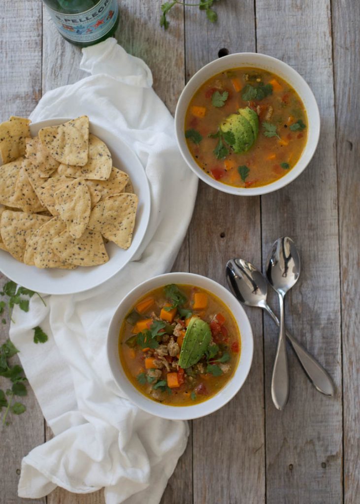 Slow Cooker Sweet Potato Chili {Whole30}