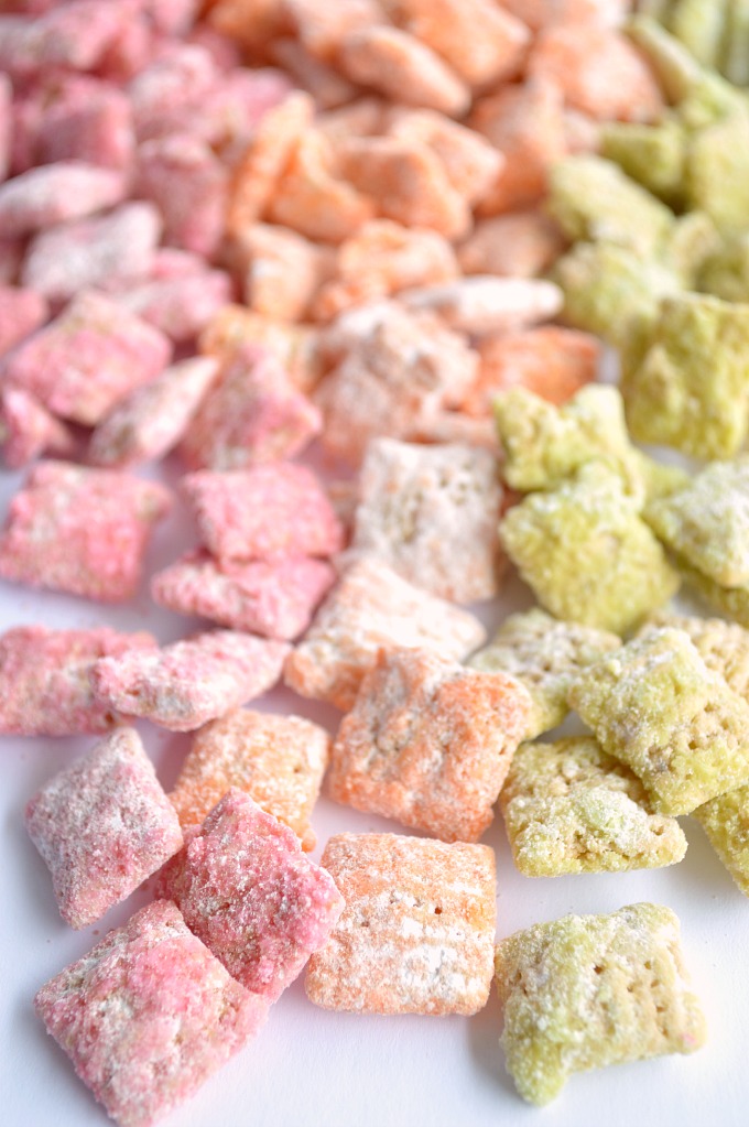 Rainbow Sherbet Muddy Buddies