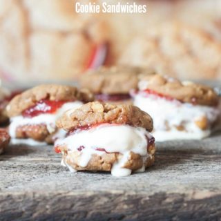 PB & J Ice Cream Cookie Sandwiches {Our Best Bites New Cookbook!!}