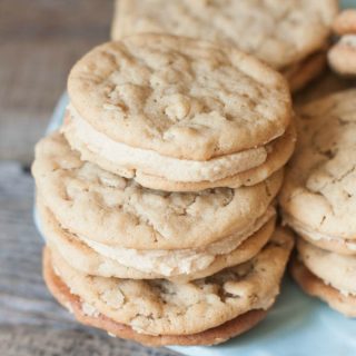 Oatmeal Peanut Butter Cookies {Copycat Girl Scout Do-si-Dos}