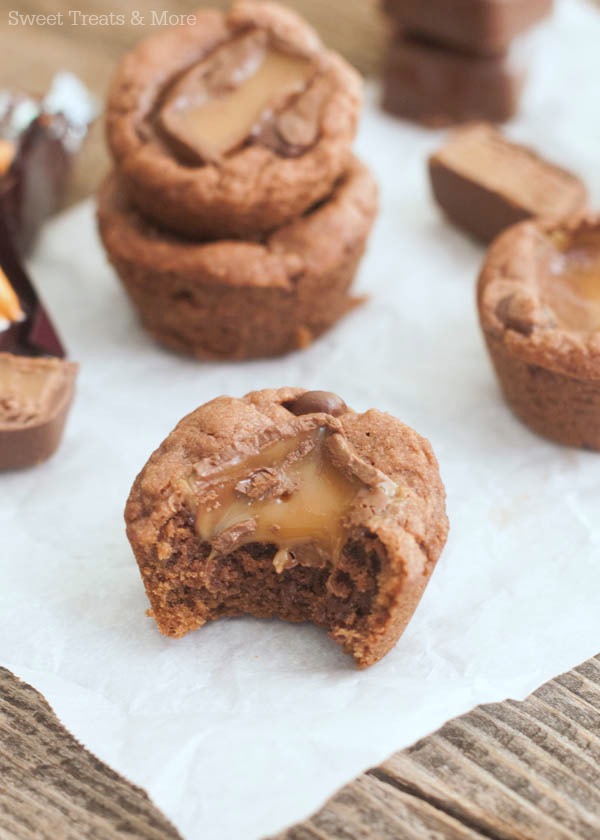 Chocolate Caramel Cookie Cups