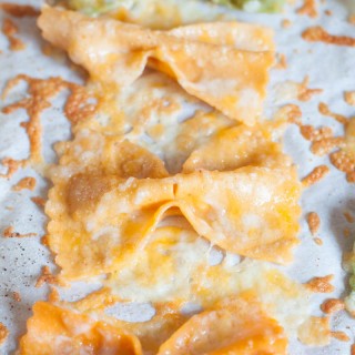 Cheesy “Bat” Pasta Dippers