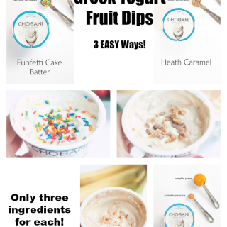 Greek Yogurt Fruit Dip | 3 Easy Ways