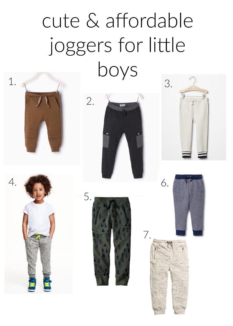 little boy jogger pants