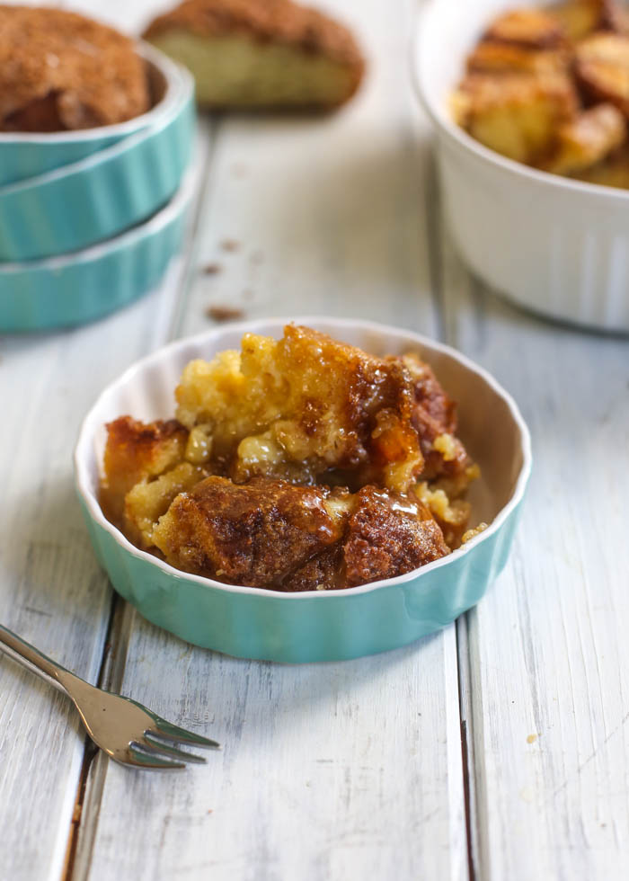 Cinnamon Sugar Cronut Bread Pudding - Kristy Denney