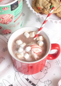 Old Fashioned Peppermint Hot Cocoa Floats | Boys Ahoy