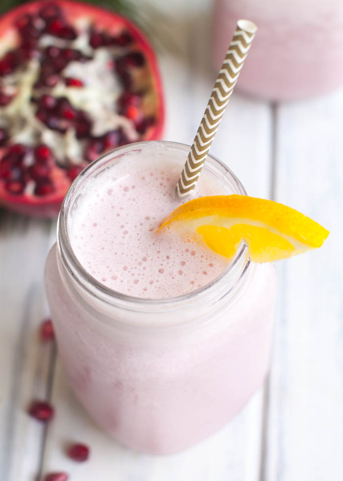 Winter Pomegranate Citrus Smoothie