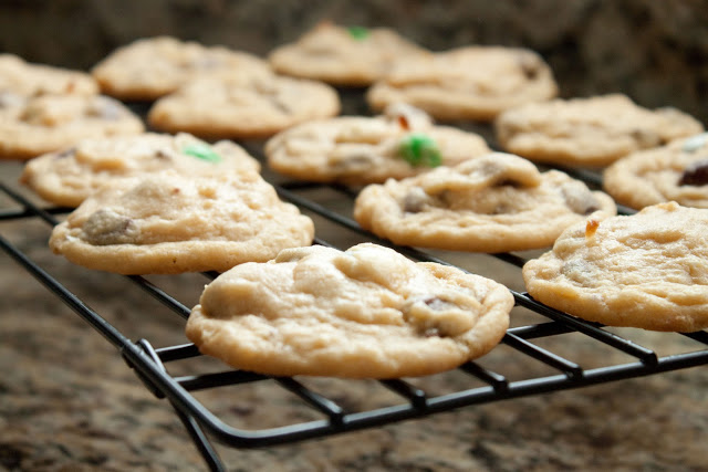 Coconut Cream Pudding Cookies {with Coconut M&M’s}