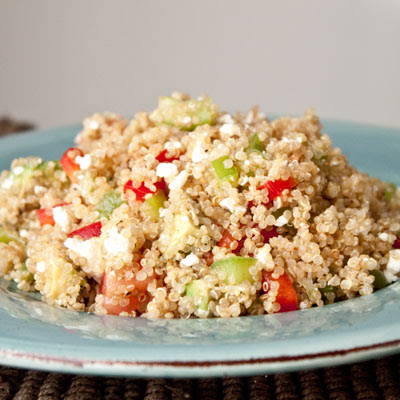 Bell Pepper & Feta Quinoa Salad