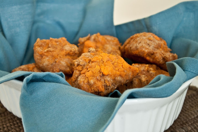 Whole Wheat (and Vegan) Sweet Potato Biscuits