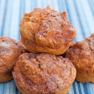 Healthier Cinnamon Crunch Sweet Potato Muffins