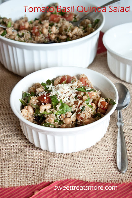 Tomato Basil Quinoa Salad