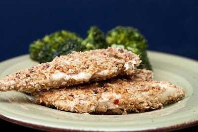 Oat and Pecan Crusted Chicken Tenders