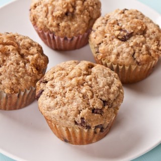 Whole Wheat Oatmeal Chocolate Chip Muffins