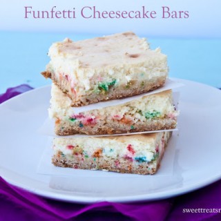 Funfetti Cheesecake Bars