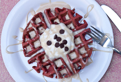 Seven days of Sweets for your Sweetheart Day 7: Red Velvet Waffles